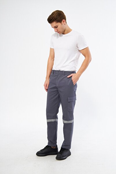 mervem İş Pantolonu 7/7 Gabardin %100 Pamuk Kargo Cepli Kışlık