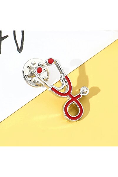 marimari Broş doktor , Hemşire broş takısı yaka iğnesi steteskop  hemşirelik günü hediyelik