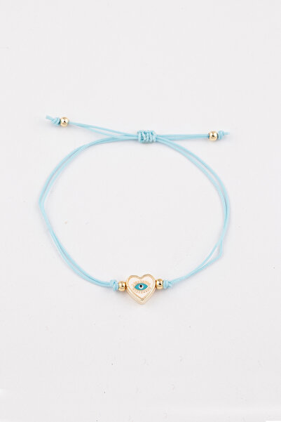 Sortie Aksesuar Nazar Boncuk Göz ve Kalp Figürlü Boyu Ayarlanabilir Makrome İ...