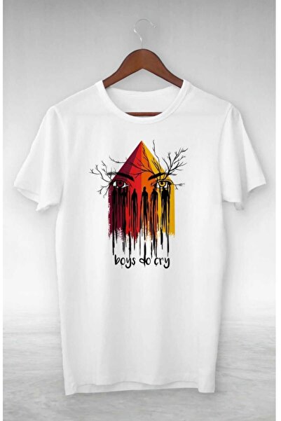 PERISENSE Unisex Femei Bărbați Băieți Do Plâng Tricou oversize imprimat