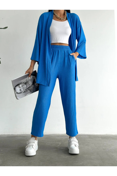 MOTTİSTORE مجموعة بنطلون كيمونو Bürümcük