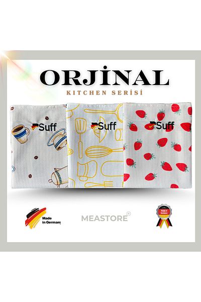 Suff IMPORTED 3-PIECE KITCHEN CLEANING CLOTH| KITCHEN| 40 X 60