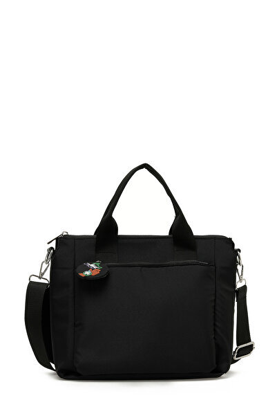 lumberjack PRST AFRO KL 4FX Μαύρη γυναικεία τσάντα ώμου