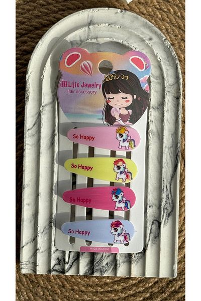 MİNAHOBİ 4 bucăți 5 cm catarame cu snap colorate
