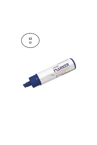 Mikro 10 mm Blue Micro MMP-1001/M Marker Pen - Pack of 12