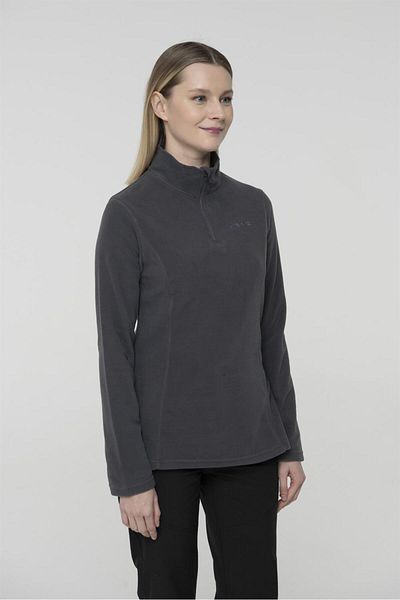 2AS Pinna Half Zipper Women's Fleece Sweatshirt Anthracite