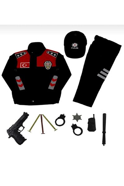 Haba Costum de poliție și jucărie cu haină