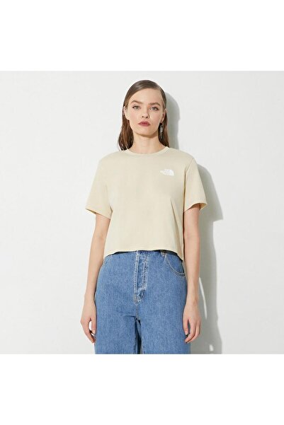 THE NORTH FACE تي شيرت نسائي بيج دوم - بسيط (NF0A87U43X41)