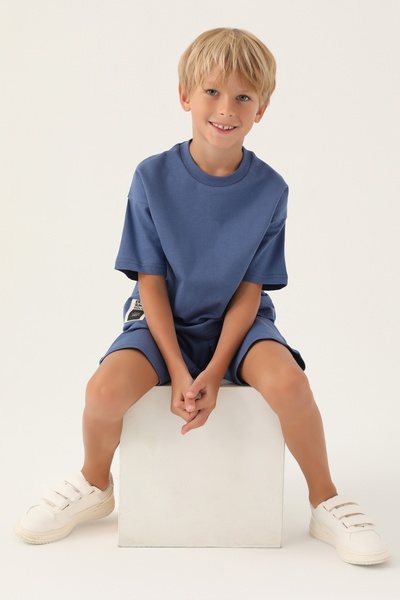 ROLY POLY 2 thread boy indigo shorts suit