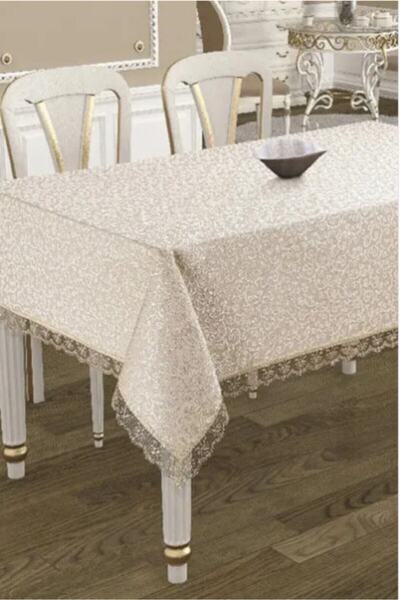 GALLEVCİ NAKIŞ Kdk Κάλυμμα τραπεζιού χωρίς ανησυχία Cappucino