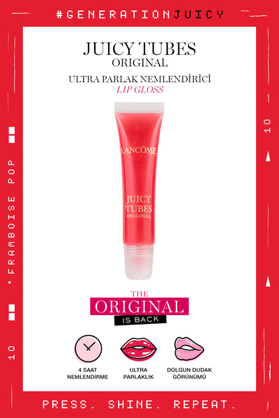 Lancome Juicy Tubes Nemlendirici Lip Gloss Dudak Parlatıcısı 10 Framboise Pop 3605972352521