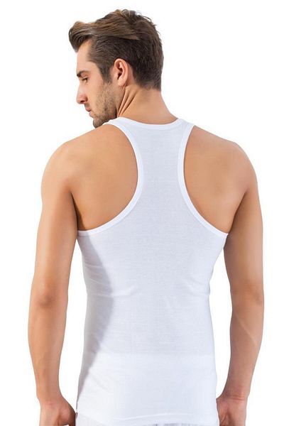 Lüx Derman 6 Pieces Men's Ribbed Sports Tank Top - Color Options, Luxury Drm 1008