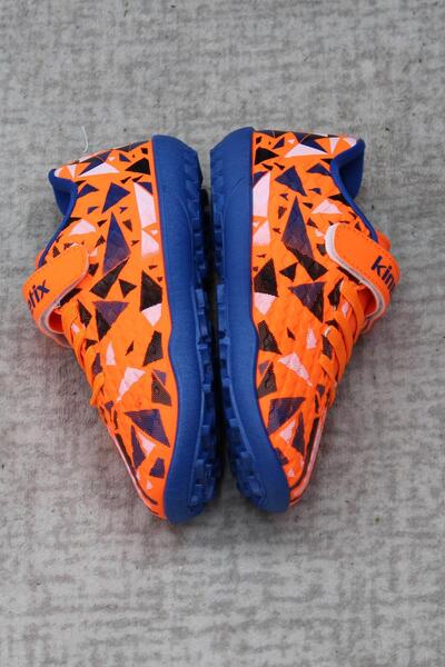 Kinetix Sımeta TF Turuncu Çim Saha Halı Saha Erkek Çocuk Futbol Ayakkabı