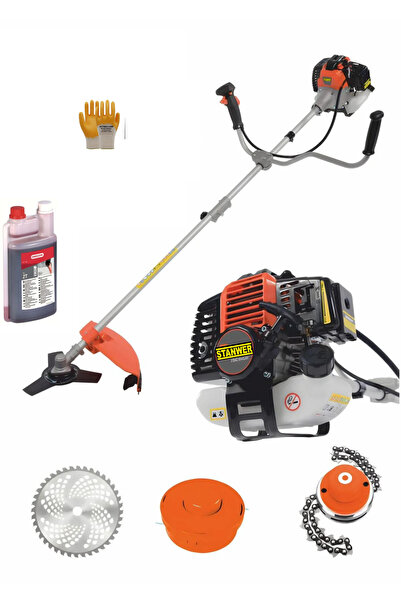 STANWER TURBO9000  Yan Tipi Benzinli Ot Çalı Tırpanı Çim Biçme Makinasi Tırpan