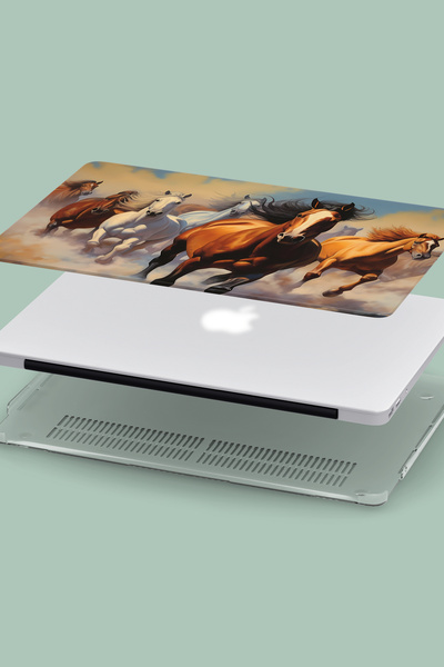 Lopard حافظة متوافقة مع Macbook Air M2 مقاس 13.6 بوصة A2681 2022 حافظة كمبيوتر محمول لامعة بغطاء صلب حافظة رؤية