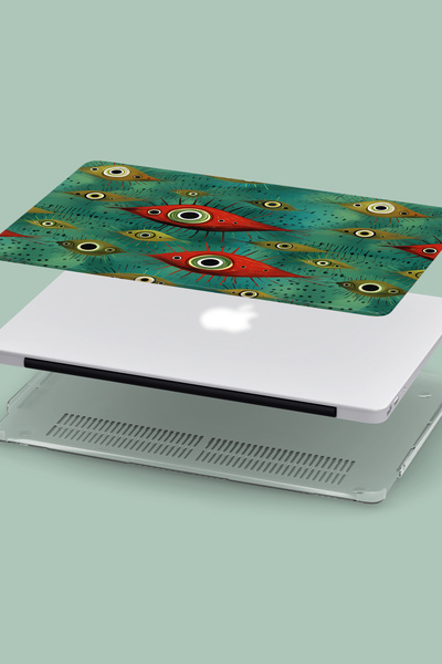 Lopard Macbook Air (M1) Compatible Case 13.3 inch A1932-A2179-A2337 2020/2021Notebook Case Hard Cover Vision