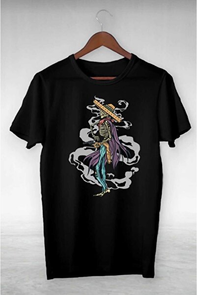 PERISENSE تي شيرت كبير الحجم للجنسين - طباعة بندقية، تصميم للرجال والنساء