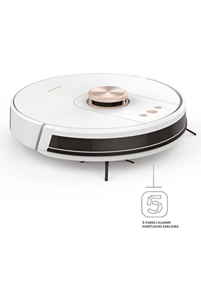 HOMEND Alex Laser Pro 1285h Haritalamalı Akıllı Robot Süpürge Beyaz Gold