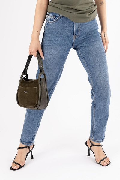 Getcho Lordes Women's Genuine Suede Handbag and Crossbody Bag