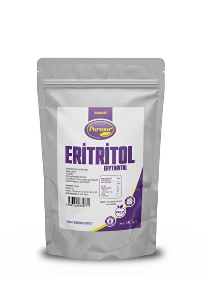 PARMOR Eritritol / Erythritol - POWDER / PUDRA Form 400 gr - Keto / Ketojenik / Vegan