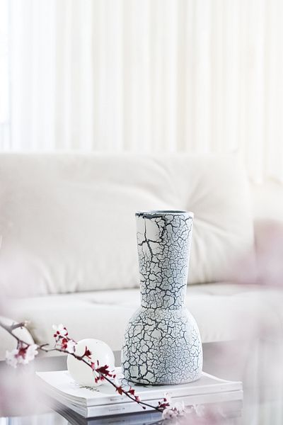 Beige & Stone Venessa Antique Vase Decorative Object