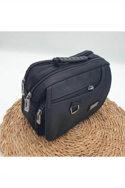 SEVENTEEN Men's Black Crossbody Bag 4952