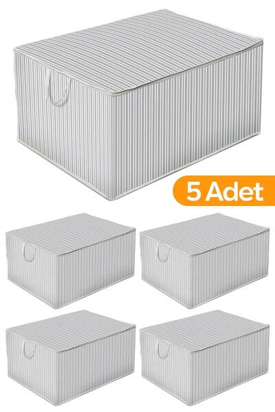 ESTİ 5 Adet - Maxi Yastık Yorgan Hurcu 75x40x40 Cm