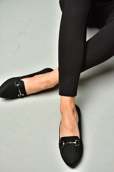 Fox Shoes Černá dámská balerína Ballerina G290010002