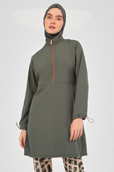 ALFASA Παντελόνι Raglan Sleeve Μαγιό Hijab με σχέδια