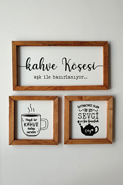 Tooall Türkçe Mutfak, Çay, Kahve Köşesi, Haydi Bir Kahve Molası Verelim, Ahşa...