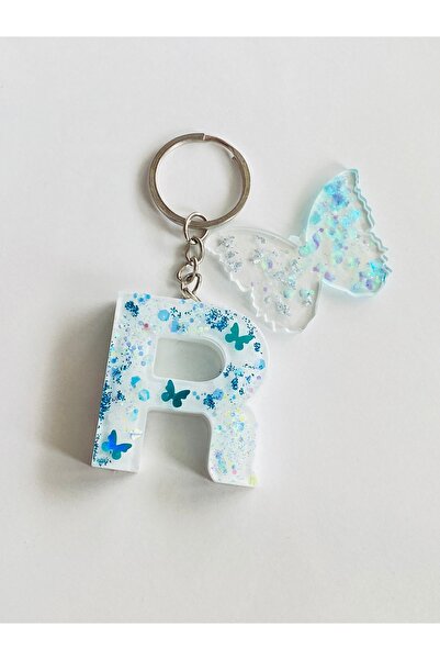 Ustaeller هدية سلسلة المفاتيح حرف R