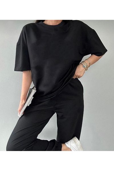 BYMEER Tshirt Sweatpants Jogger-Bottom-Top Σετ αθλητικής φόρμας