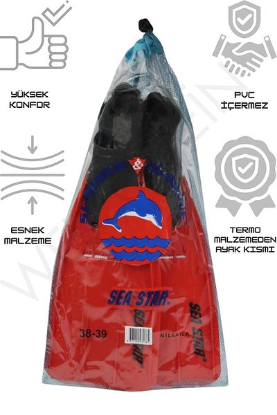 welcomein Sea Star Unisex Thermo Swimming Palette - Comfortable Material Size 38-39