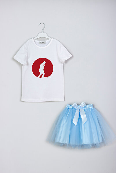 MYADA Σετ συνδυασμού μπλουζών με εμπριμέ φούστα Ataturk Silhouette New Season