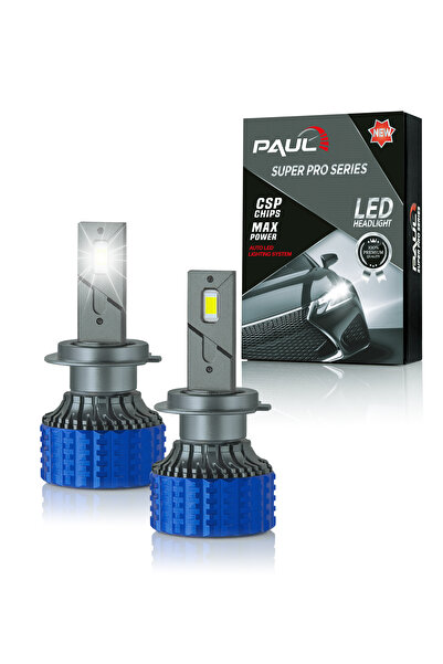 PAULLED Paul Süper Pro H7 24.000 Lümen Güç Şimşek Etkili Odaklı Ufuk Çizgili Csp Led 1 Yıl Garanti