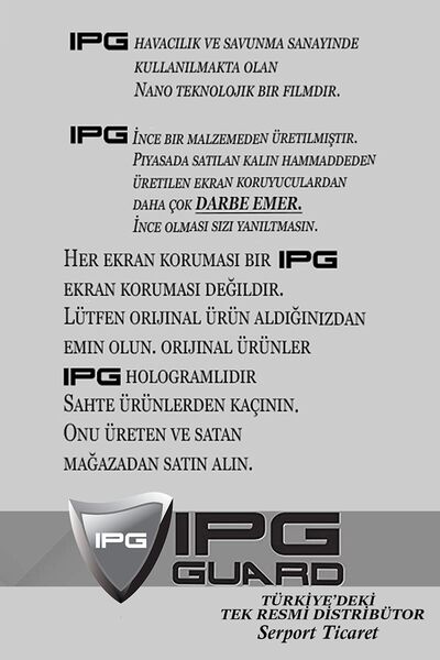 Ipg General Mobile GM Phoenix 5G için IPG Hydrogel Tam Kaplama (Ekran ve Arka Koruma)