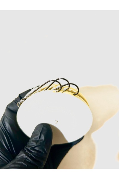 Esca 3 ADET EL YAPIMI HAZIR OLTA BEDENİ 3 KÖSTEKLİ PORT FİSH FIRDÖNDÜ  TEKNE ( 2-3-4 NUMARA) KOLAY AÇMA