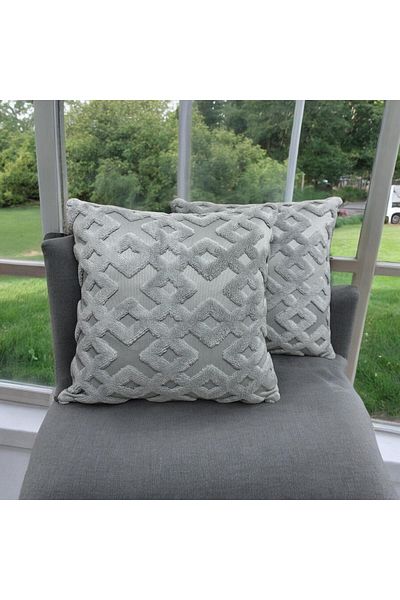 by ballı biocotton Set de 2 huse de pernă din pluș 3D Biocotton Dimensiune 45x45