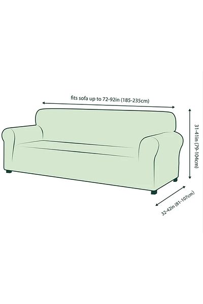 GüzelEvim Tekstil Bürümcük Sofa Sofa, Sofa Bed 3 2 1 1 Set Cover with Elastic Skirts