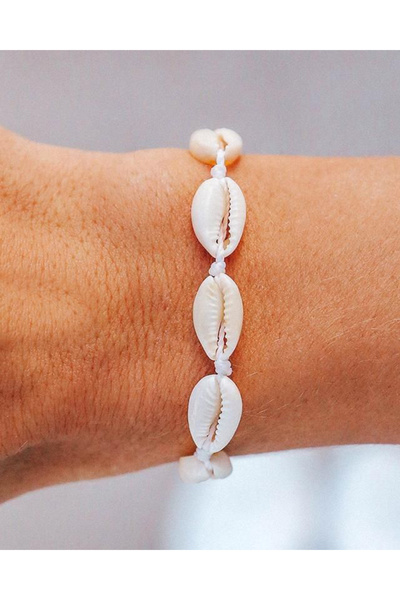 M Miel Deniz Kabuğu İkili İp Bileklik