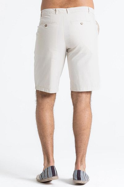 Eliş Şile Bezi Ανδρικό σορτς Ege Gabardin Cream Cream