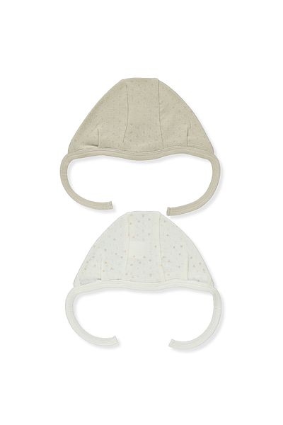 Bebetto ABURLU HAT 2-PACK (HAPPY PANDA) C 1054