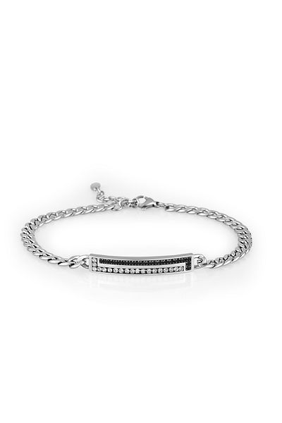 FERRO Silver Steel Men's Bracelet FRJ10018A-A