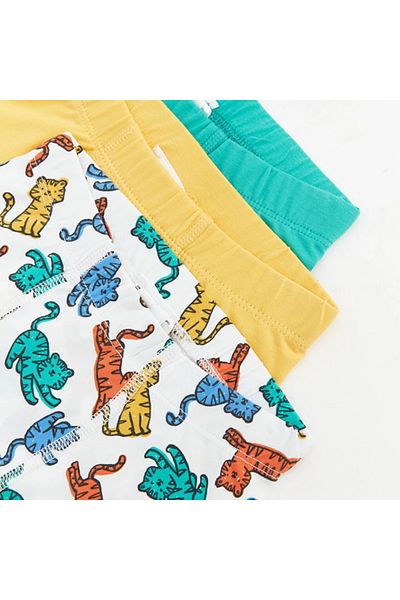 LC Waikiki LCW baby Printed Baby Boy Boxer with Elastic Waist 3-Piece