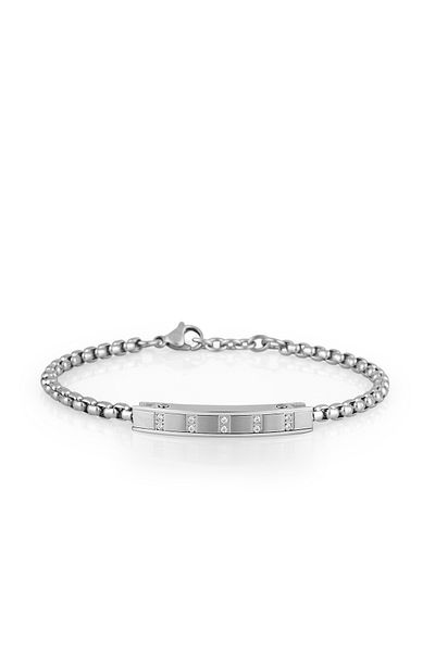 FERRO Silver Steel Men's Bracelet FRJ10004A-A