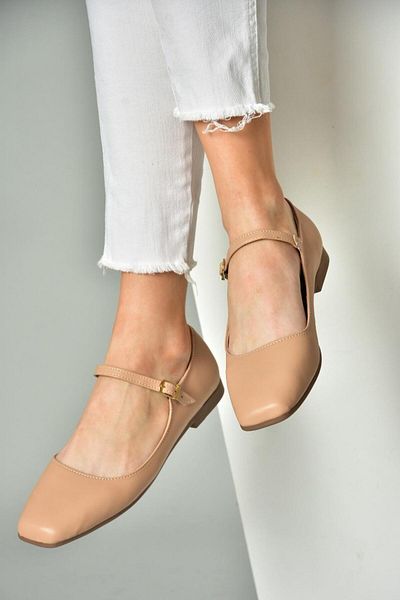 Fox Shoes S726252509 Hellbraune Ballerinas für Damen