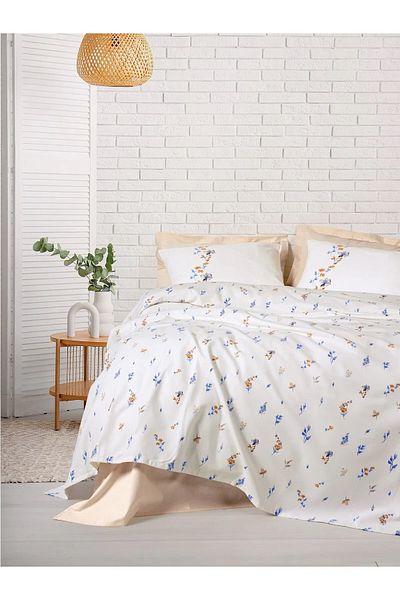 ŞENER HOME Cotton Box Sweet Double Pique Σετ Feliz Salmon