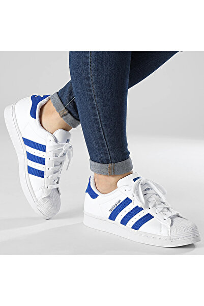 adidas حذاء كاجوال سوبر ستار جي يونج GV7951 أبيض