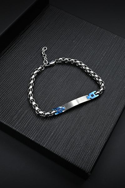 FERRO Silver Steel Men's Bracelet FRJ10013A-L
