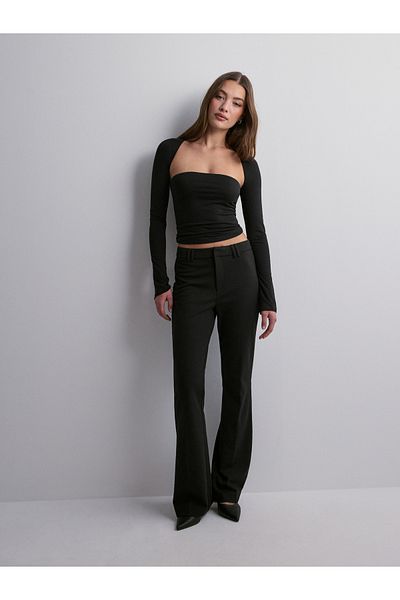 ONLY ONLPEACH MW FLARED PANT TLR NOOS High Waist Spanish Leg Flare Pants